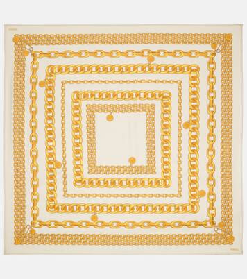 Foulard Versace Treasure in twill di seta | Versace