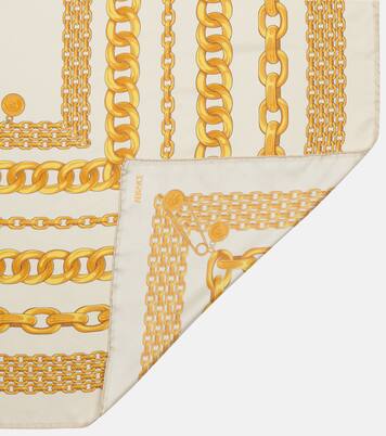 Foulard Versace Treasure in twill di seta | Versace
