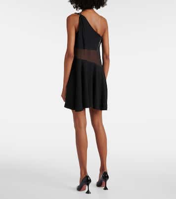 Daphne one-shoulder minidress  | Nensi Dojaka
