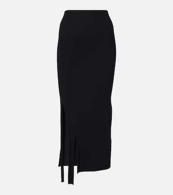 Midirock aus Satin | Victoria Beckham