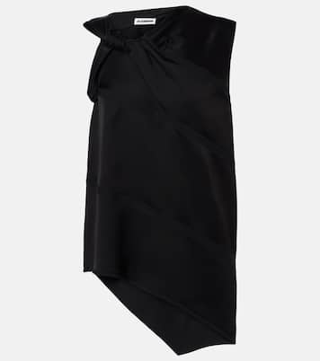 Top asimmetrico in raso | Jil Sander
