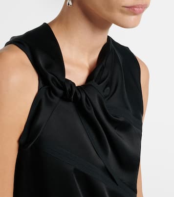 Top asimmetrico in raso | Jil Sander