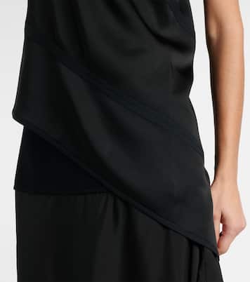 Top asimmetrico in raso | Jil Sander
