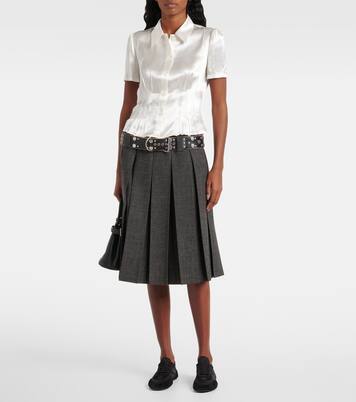Hemd aus Satin | Prada
