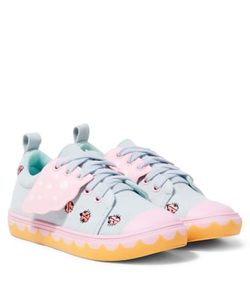 Sneakers in canvas con ricamo | Stella McCartney Kids