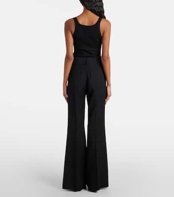 Pantaloni flared Rhein in lana | Gabriela Hearst
