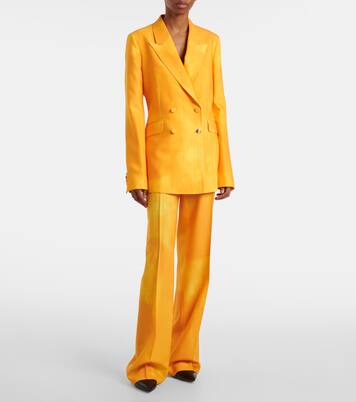 Vesta high-rise wool flared pants | Gabriela Hearst
