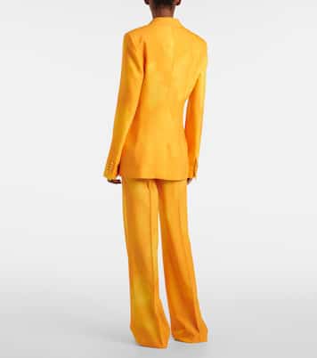 Vesta high-rise wool flared pants | Gabriela Hearst