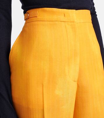 Vesta high-rise wool flared pants | Gabriela Hearst