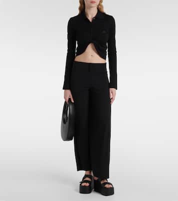 Sandali Patch in similpelle con zeppa | Coperni