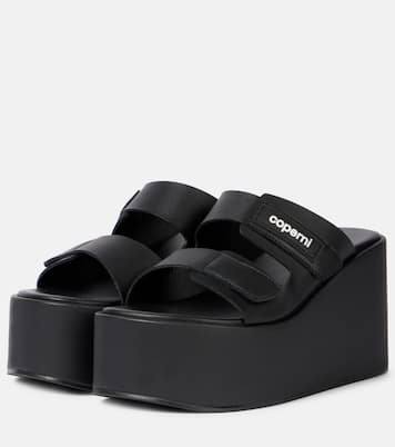 Sandali Patch in similpelle con zeppa | Coperni