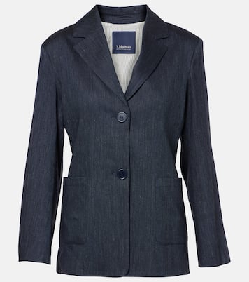 Blazer Derna de sarga de mezcla de lino | 'S Max Mara