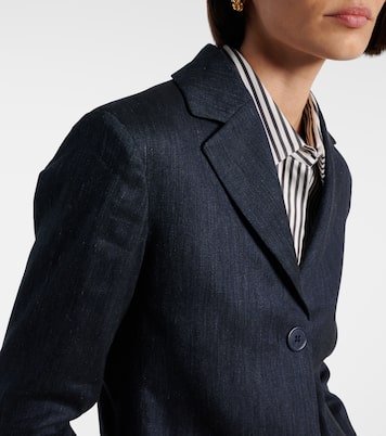 Blazer Derna de sarga de mezcla de lino | 'S Max Mara