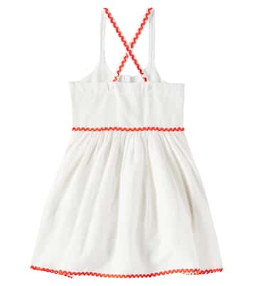 Kleid aus Leinen und Baumwolle | Stella McCartney Kids
