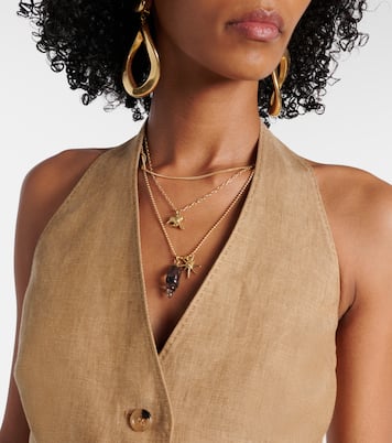 Sauro open-back linen vest | Max Mara