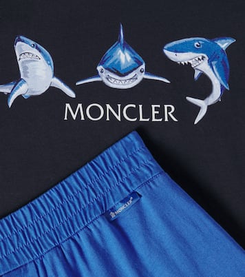 Set de camiseta y shorts de algodón | Moncler Enfant