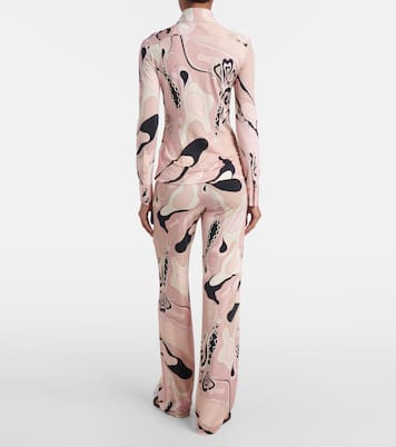 Camicia Orchidee in raso di jersey | Pucci