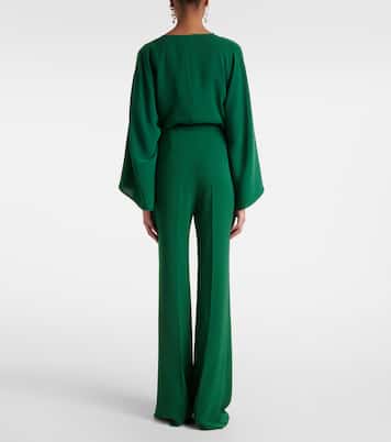 Pantaloni regular in cady a vita alta | Max Mara