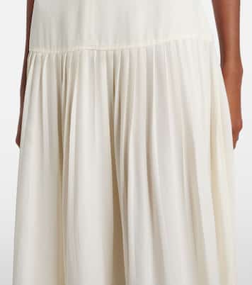 Tala halterneck georgette maxi dress | Proenza Schouler