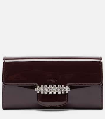 Bing patent leather wallet on chain | Jimmy Choo