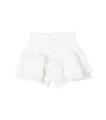 Falda Alizee de encaje de algodón | Poupette St Barth Kids