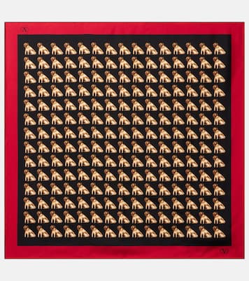 Foulard Petit Charles en soie | Valentino