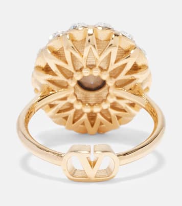 Anillo VLogo con cristales | Valentino