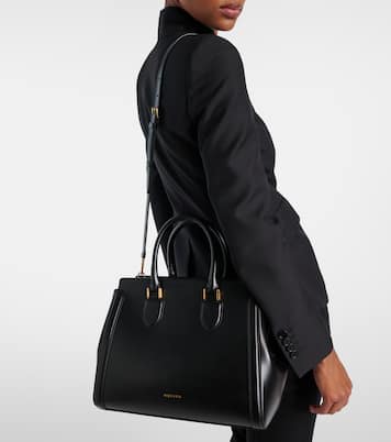 Birdee Medium leather tote bag | McQueen
