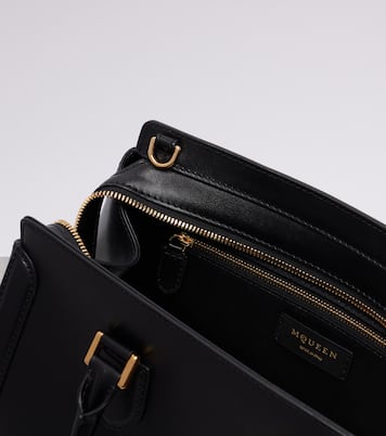 Birdee Medium leather tote bag | McQueen