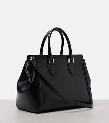 Birdee Medium leather tote bag | McQueen