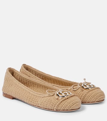 Bailarinas Marmont GG de croché | Gucci