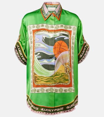 Camisa Lucky Pace de seda estampada | Alémais