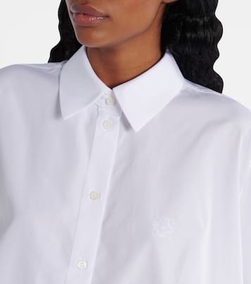 Camisa oversized de algodón con logo  | Loewe