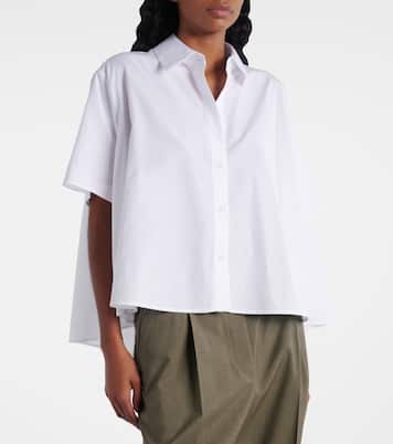 Camisa oversized de algodón con logo  | Loewe