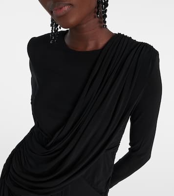 Georgia draped gathered jersey minidress | Isabel Marant
