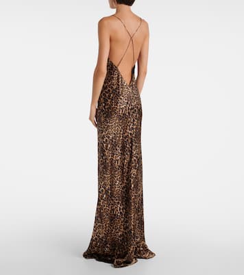 Ira leopard-print silk gown | Nili Lotan