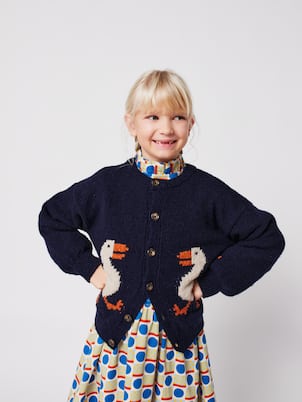 Cardigan La Oca en laine mélangée | Bobo Choses