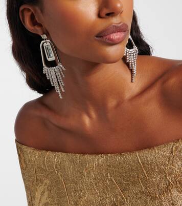 Embellished pendant earrings | Rebecca Vallance