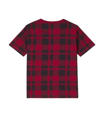 Polo Bear checked cotton jersey T-shirt | Polo Ralph Lauren Kids