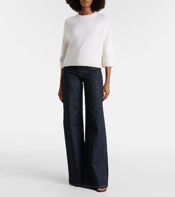 Sabina cropped cashmere sweater | Khaite
