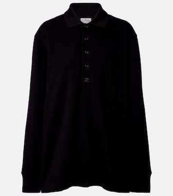 Cotton jersey polo sweater  | Courrèges