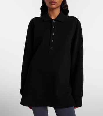 Cotton jersey polo sweater  | Courrèges
