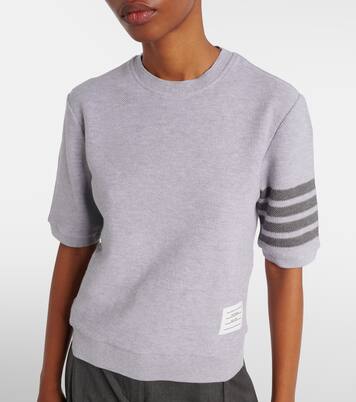 4-Bar cotton jersey T-shirt | Thom Browne