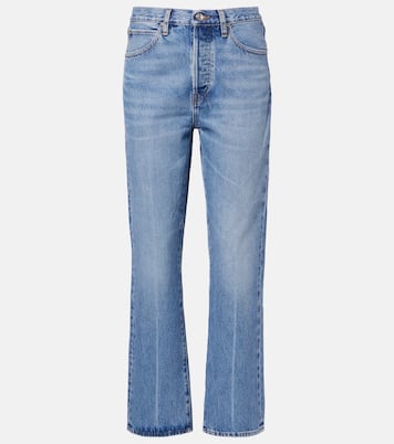 The Vertical Crop straight jeans | Frame