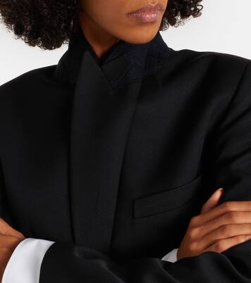 Blazer mit Satin | Victoria Beckham