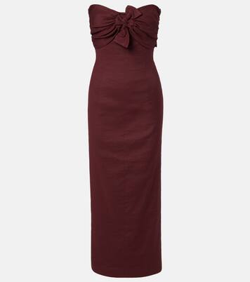 Robe longue Rahel en lin et coton mélangé | Tove