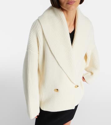 Ribbed-knit wool-blend jacket  | Vince
