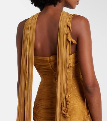 Peplum ruched gown | Marmar Halim