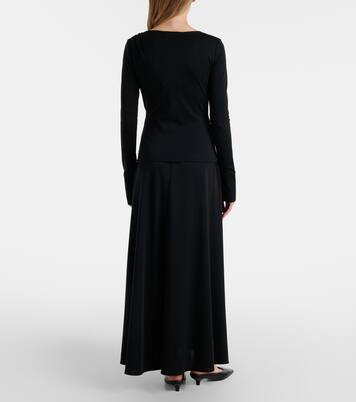 Falda midi Stilla de lana virgen | Max Mara