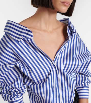 Blusa de popelín de algodón a rayas | Givenchy